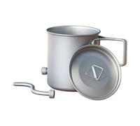 Portable Travel Kettle 420ml with Foldable Handle and