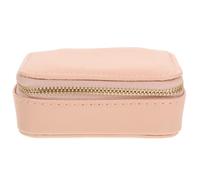 Portable Travel Makeup Cosmetics Bag Pu Pink Trendy Pouch