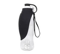 Portable Travel Pet Water Bottle For Dogs Reversible Food Grade Silicone Leaf Design Pet Dogs Outdoor Runing Dog Bottle Dispenser