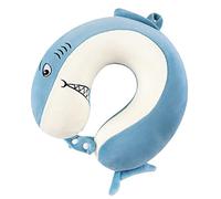 Portable Travel Pillow Memory Foam U-Shaped Neck Pillow Car Seat Sleeping Home Office Rest Neck Support Pillow Cartoon Animal Neck Cushion Adults Airplane Train Trip Headrest for Camping, Travelling