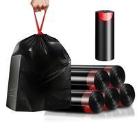 Portable Travel Potty Liners Bags Universal with Drawstring For Toddler Potty Training Toilet Seat Disposable Cleaning Bag For Kids Toddler Adults Pet Outdoors-75 PCS(45 * 50CM)