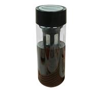 Portable Travel Pour Over Coffee Maker - Ice Cold Brew Drip, Reusable Coffee Filter | Portable Removable Heat-Proof Cold Brew Pitcher, Large Cold Brew Coffee Maker with Mesh Filter for Hot Tea Iced Te