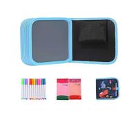 Portable Travel Safe Erasable Drawing Book for Kids & Toddlers - Double-Sided Reusable Doodle Board, Road Trip Activities, No Mess Creative Fun Gift (Set C)