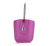 Portable Travel Safe Lock Box Mini Lockbox with 3 Digit Combination Lock, Small Safe for Phone, Money & Valuables (Pink)