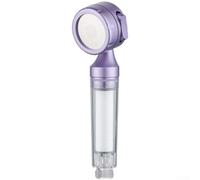 Portable Travel Shower Head with Filter| Handheld Detachable Spray Nozzle| 3 Modes Gentle Rain Massage for Sensitive Skin| Outdoor Camping RV Use| Standard 4 Inch(B)