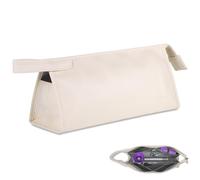 Portable Travel Storage Bag Compatible with Dyson Airwrap Supersonic Hair Dryer, PU Leather Protective Hair Tool Carrying Case for Shark Flexstyle Airstraight, Organiser Bag for Curler Accessories