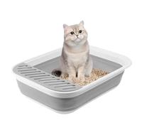 Portable Travel Toilet - 18.11x13.39x4.72in 46x34x12cm, Sandbox, Durable Kitty Potty Basin | Indoor Outdoor Use RV Car Bathing Tub High Sided Low Entry Senior Cats Suppli Versatile And Convenient