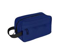 Portable Travel Toiletry Bag Oxford Fabric Cosmetic Storage Pouch Hanging Makeup Case Wash Bag Travel Organiser Kit for Men Women Holiday Essentials(Blue)