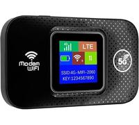 Portable Travel Wi-Fi 4G Wi-Fi Router Hotspot for European High Speed Hotspot Connects Up to 10 Devices Color Screen Wireless Internet Router Devices Compatible with SIM Card Slot