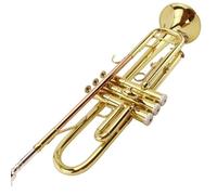 Portable Trumpet Trumpet Instrument Golden Beginner B Flat Key Easy To Learn For Adults