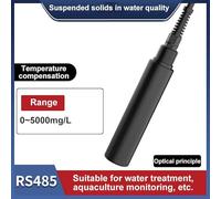 Portable Turbidimeter Turbidity Meter Kit On-line Turbidity Detector MLSS Sludge Concentration Meter Water Quality Turbidity Sensor Suspended Matter Detector Transmitter(MLSS 0-5000)