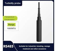 Portable Turbidimeter Turbidity Meter Kit On-line Turbidity Detector MLSS Sludge Concentration Meter Water Quality Turbidity Sensor Suspended Matter Detector Transmitter(1000NTU)