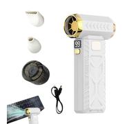 Portable Turbo Blower - ABS 7.7x14.2x3.6cm Tasks Effectively | Rechargeable Handheld Air Duster | Compact Car PC Cleaning Tool For Men Women And Outdoor Use