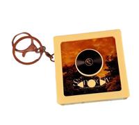 Portable Turntables Player Keychain Music Box Pendants For Collectors Retro Enthusiasts Vibrantly Color Durability Build