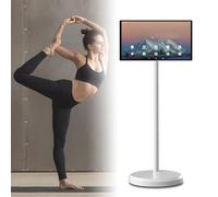 Portable TV 21.5" with 1080P Touch Screen | 8MP Camera | Universal Wheel | 8H Video Play | Android OS | 4G RAM + 64G ROM