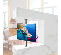 Portable Tv Floor Stand - 360 Degree Rotating Frame, Suitable For 32-55 Inch Screen Display, Partition Wall Rotating Frame, Height Adjustable Rotating Base, Multiple,88-114cm