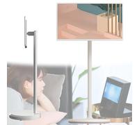 Portable TV Monitor, 21.5" Touch Screen, 360° Rotating, Android 13, 6000mAh Battery, Dual Speakers, 4GB RAM, 64GB Storage