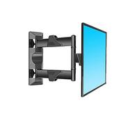 Portable TV Stand Ultra Strong TV Wall Bracket Mount Double Arm Tilt & Swivel for 32-55 Inch LED LCD OLED Plasma & Curved Screens - Up to VESA 600mmx 200mm - Max Load 40kg TV Table Stand