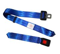 Portable Two-Point Seat Belt Electric Tricycle Ambulance Stretcher Wheelchair Hospital Bed Disability Safety no scew (Black,Aircraft Buckle)