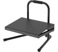 Portable Two-Step Stool with Handrail and Anti-Slip Platform
