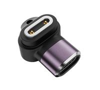 Portable Type C Charging Power Adapter Connector Converter For Z6A/Z7S/Z7A/Z8A/Z10 Smartwatch Use Aluminum Alloy Charging For Children's Smartwatch