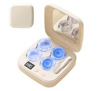 Portable Type C Contact Lens Cleaning Machine: Rechargeable Smart Cleaner Device, Precision Washing Technology with Six Time Mode Control, Compact Equipment for the