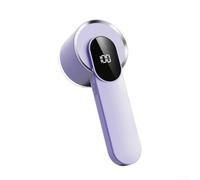 Portable Type-C Electric Lint Remover with Six-Blade System LED Display Ergonomic Grip Large Capacity Detachable Lint Bin (purple)