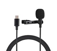 Portable Type-C -On Size Mobile Phone Karaoke Recording with 1 5m Wire Length Active Sound Acquisition Condenser Technology Low Noise Shockproof