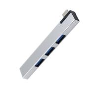 Portable Type C to 4 Port USB Expansion Dock Data Transfer Expander Fast USB3.0 Splitter for PC Computer Accessories Aluminum USB Extender