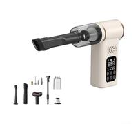 Portable Tyre Inflator with LED Light for Portable Tyre Inflator | Pre-set pressure for value, auto shutoff prevents overinflation, digital screen display, safe charging port, easy operation