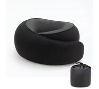 Portable U-shaped Travel Pillow Neck Support Memory Foam Snail Style Travel Pillow Adjustable Soft Noon Break Pillow