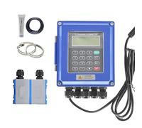 Portable Ultrasonic Flow Meter, Clamp On Transducers Design, Professional Measuring Tool for Water, Chemical & Energy Applications