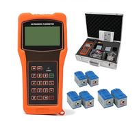 Portable Ultrasonic Flow Meter with Data Output, Clamp-On Design for Industrial Sewage, Seawater, and Alcohol Applications