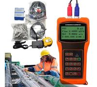 Portable Ultrasonic Flow Meter with Sensors for DN50-700mm Pipe - Accurate Liquid Velocity Measurement for Industrial Sewage Seawater Alcohol