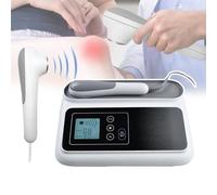 Portable Ultrasonic Physiotherapy, Ultrasound Machine Physiotherapy(1Mhz), Handheld + Timing(5-30 Min), Touch Control + LCD Screen Display, For Lumbar Arms Neck,White