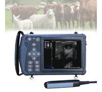 Portable Ultrasound Scanner with Dual-Frequency Probe for Veterinary Animal Imaging