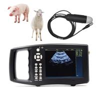 Portable Ultrasound Scanner with LCD Display for Medical and Veterinary Use