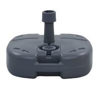Portable Umbrella Base Grey Sand/Water Filled Parasol Holder Stand vidaXL
