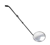 Portable Under Car Inspection Mirror with Light Telescoping Handle, Adjustable Angle, Magnifying Vehicle Security Tool for Automobile, School, Checkpoints, Customs Border