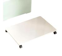 Portable Under Desk Printer Stand with 4 Wheels Flat Bed for Home Office Multi Purpose Support for Luggage Planters and Electronics.