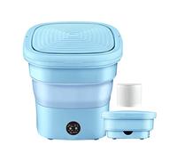 Portable Underwear Washing Machine,Foldable Laundry Tub for Socks with Drain Basket,Ultrasonic Ozone Sterilization,for wash baby clothes, Apartment Dorm,Travelling，Gift for Friend or Family
