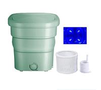 Portable Underwear Washing Machine,Foldable Laundry Tub for Socks with Drain Basket,Ultrasonic Ozone Sterilization,for wash baby clothes, Apartment Dorm,Travelling，Gift for Friend or Family