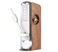 Portable Universal Mechanical Metronome Tuner Tone Generator Multi-Function High Precision Metronome for All of Musical Instruments Piano Drum Violin Guitar Bass Wind Instruments Etc (wood)