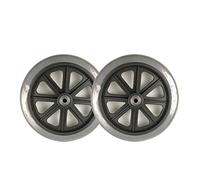 Portable Universal Wheel Replacement Parts for Wheelchairs TPR Tire Front Caster for Manual Wheelchairs Rollators Walkers Economic 2 Pack