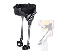 Portable Upright Walker, Bionic Walking Aid for Senior Limited Mobility Rehabilitation Training Black Multiple Sizes(L)