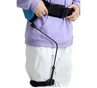 Portable Upright Walker, Right Leg Walking Aid Black Adjustable Up to 95cm Waist