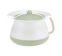 Portable Urinal Bottle with Lid Handle Chamber Pot Spittoon Bucket for Home Travel Elderly Women Men 8.27x5.51 inch- Green