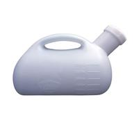 Portable Urinal Bottles, Bedside Urine Bottle Men SpillProof Reusable Night Urinal Travel Hospital Elder Multicolor(White)