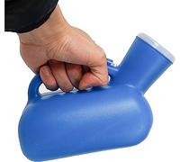 Portable Urinal Bottles, Portable Travel Urinal Bottle 1000ML Unisex Blue 4.7cm Plastic