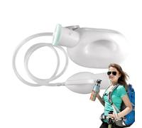 Portable Urinal for Car Travel | 68 oz Unisex Urinal with Lid and Handle, Camping Outdoor Travel Pee Bottle for Older Children and Patients
